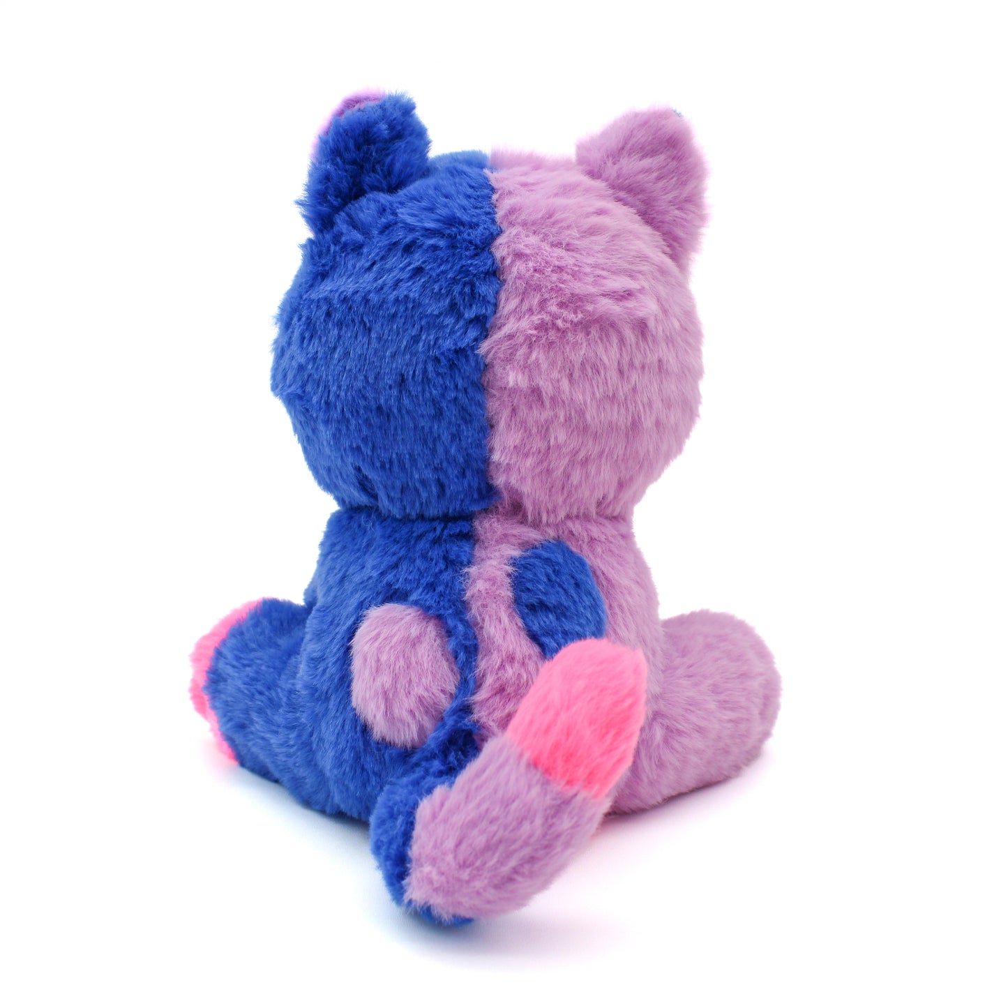 indigo the colorful kitty plushie