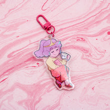 Load image into Gallery viewer, bubbline holo acrylic charms by yenzu (collab!)
