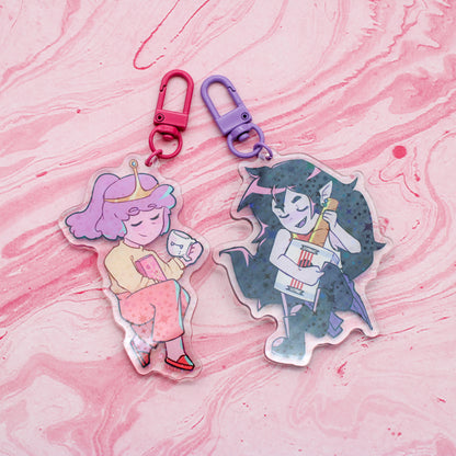 bubbline holo acrylic charms by yenzu (collab!)