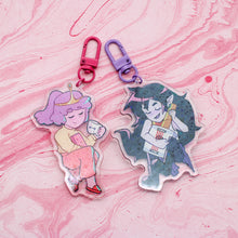 Load image into Gallery viewer, bubbline holo acrylic charms by yenzu (collab!)
