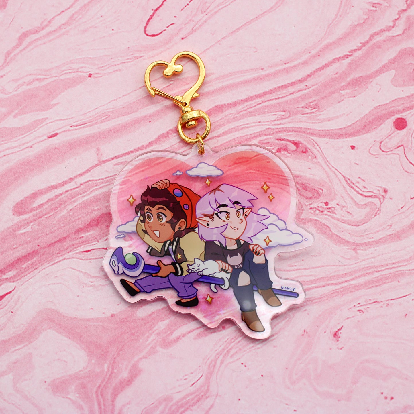 lumity holo acrylic charm by yenzu (collab!)