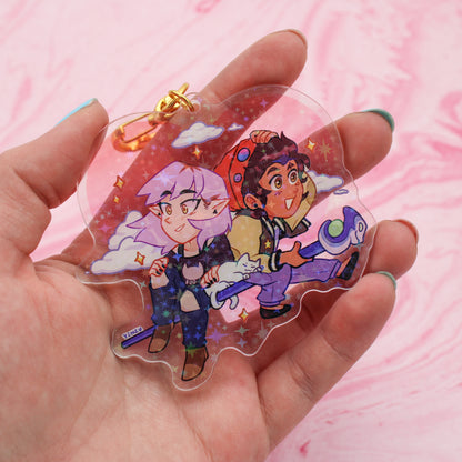 lumity holo acrylic charm by yenzu (collab!)
