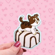 Load image into Gallery viewer, snack treat puppies vinyl stickers
