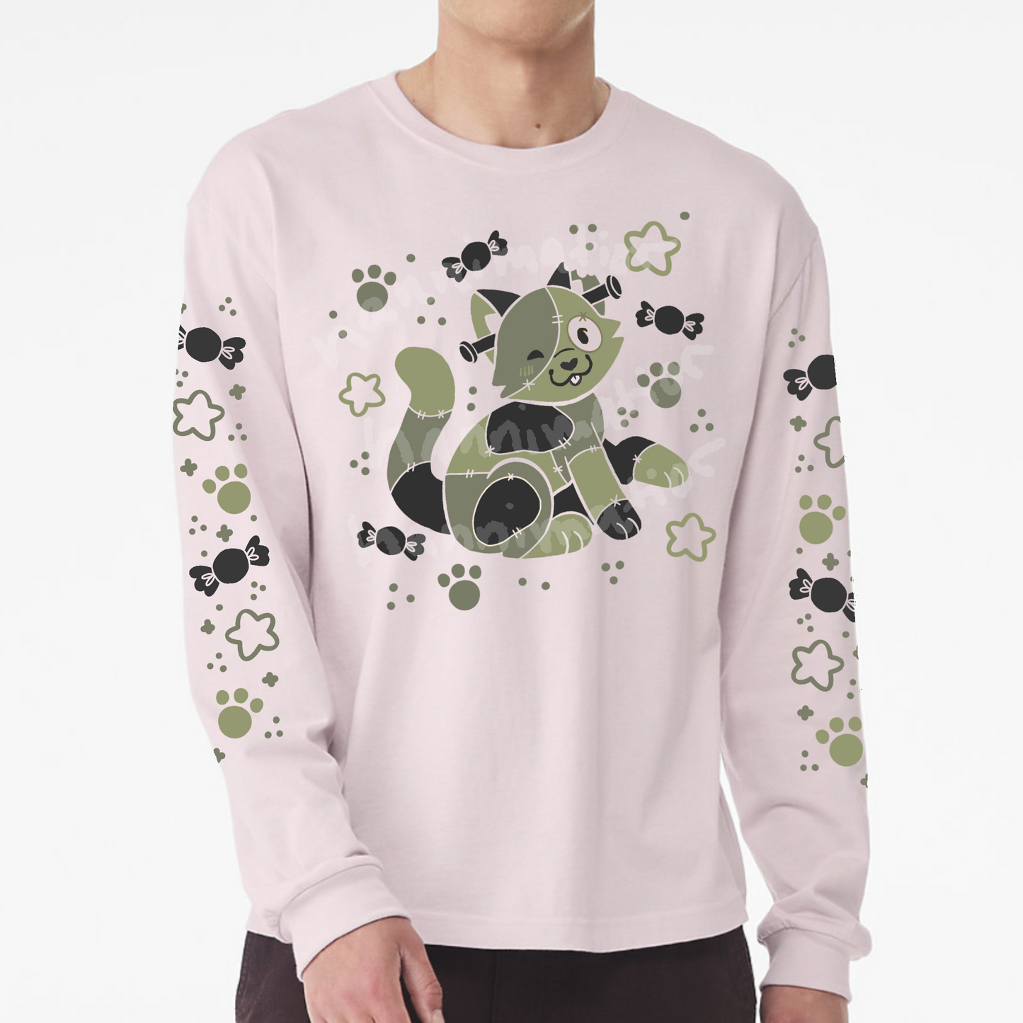 frankenkitty long sleeve tee