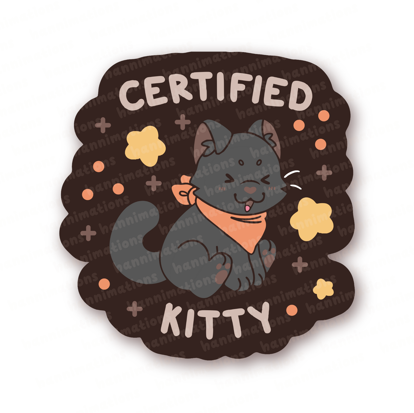 certified kitty assortment vinyl stickers