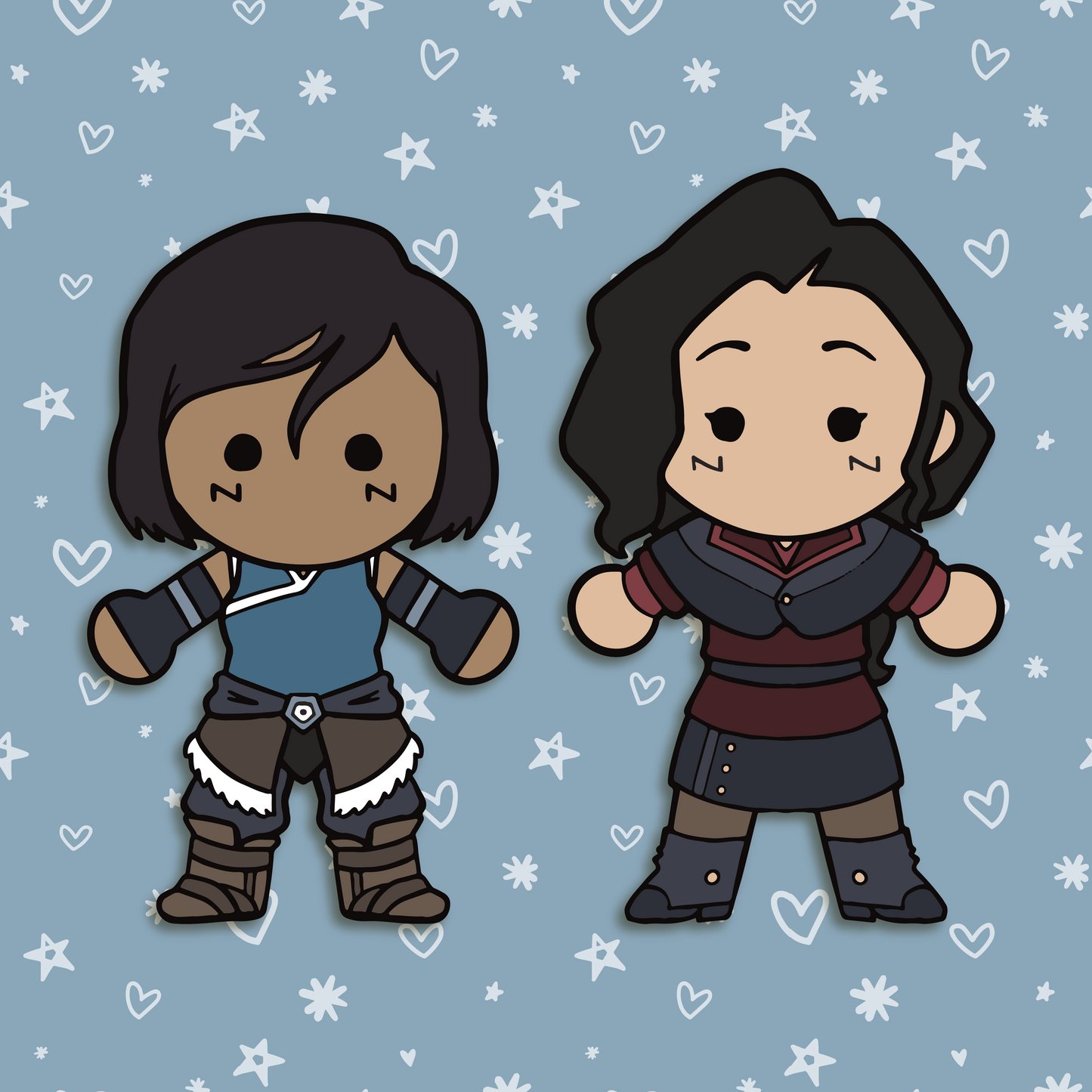 korrasami weebean pins