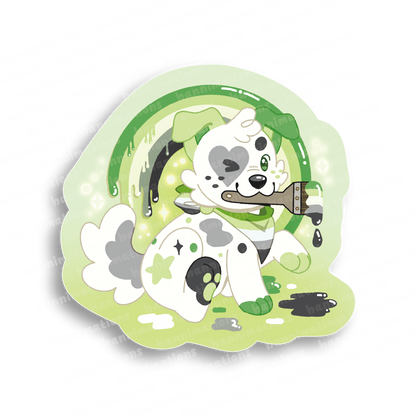 doodles paint your pride 3" vinyl sticker