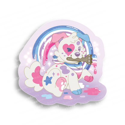doodles paint your pride 3" vinyl sticker