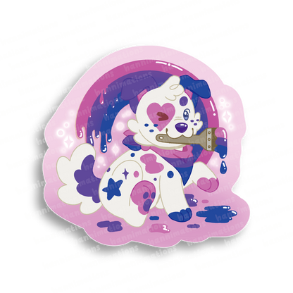 doodles paint your pride 3" vinyl sticker