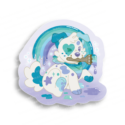 doodles paint your pride 3" vinyl sticker
