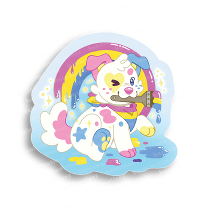 doodles paint your pride 3" vinyl sticker