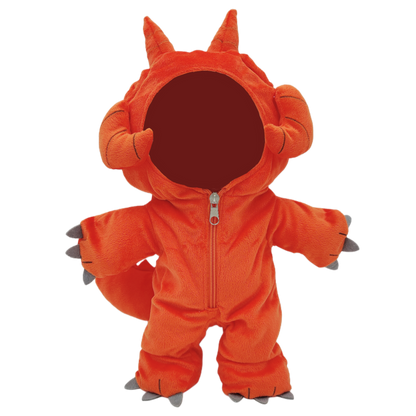 red dragon kigu outfit for teddy plush!