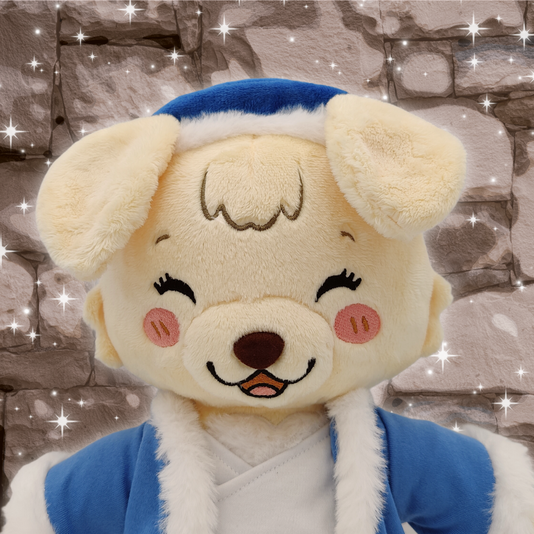 puppy falin teddy plush!