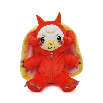 red dragon kigu outfit for teddy plush!