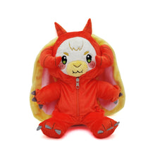 Load image into Gallery viewer, red dragon kigu outfit for teddy plush!
