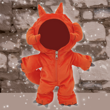 Load image into Gallery viewer, red dragon kigu outfit for teddy plush!
