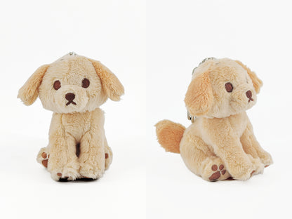 butter puppy rainbeanie keychain plush