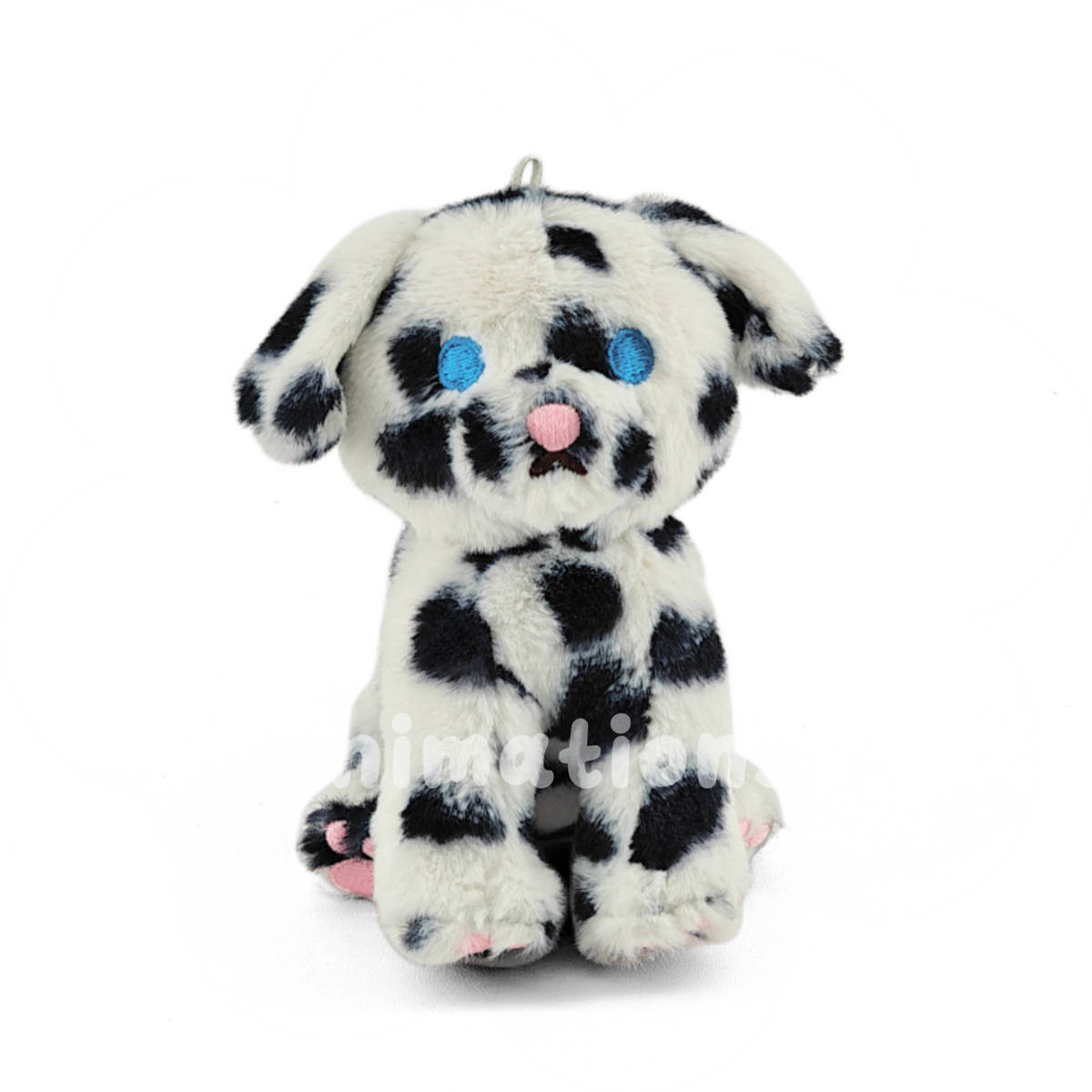 chip puppy rainbeanie keychain plush