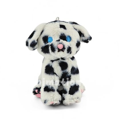 chip puppy rainbeanie keychain plush