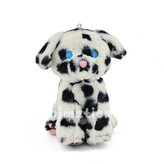 chip puppy rainbeanie keychain plush