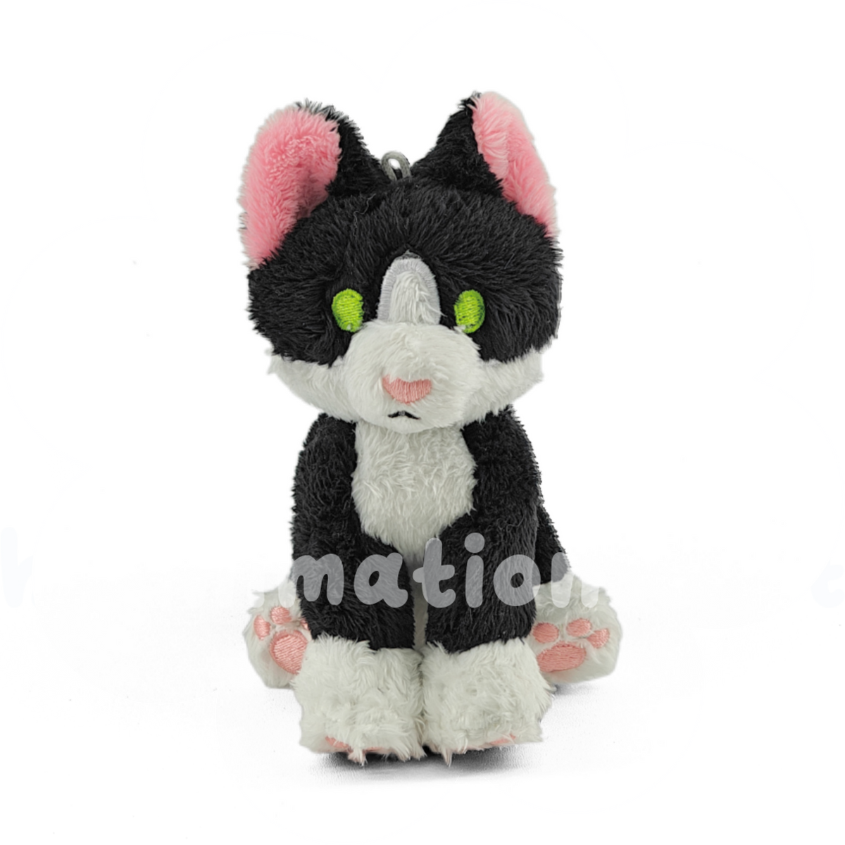 dapper kitty rainbeanie keychain plush