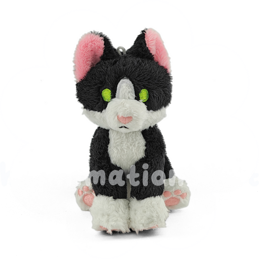 dapper kitty rainbeanie keychain plush