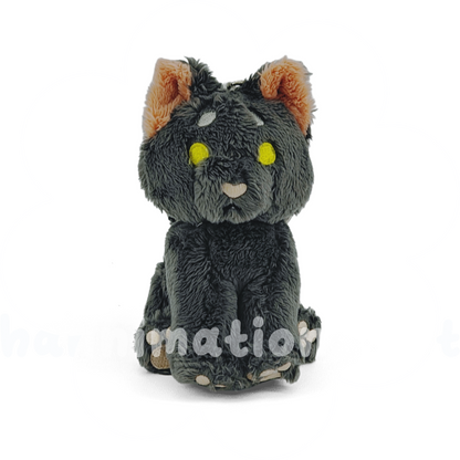 soot kitty rainbeanie keychain plush
