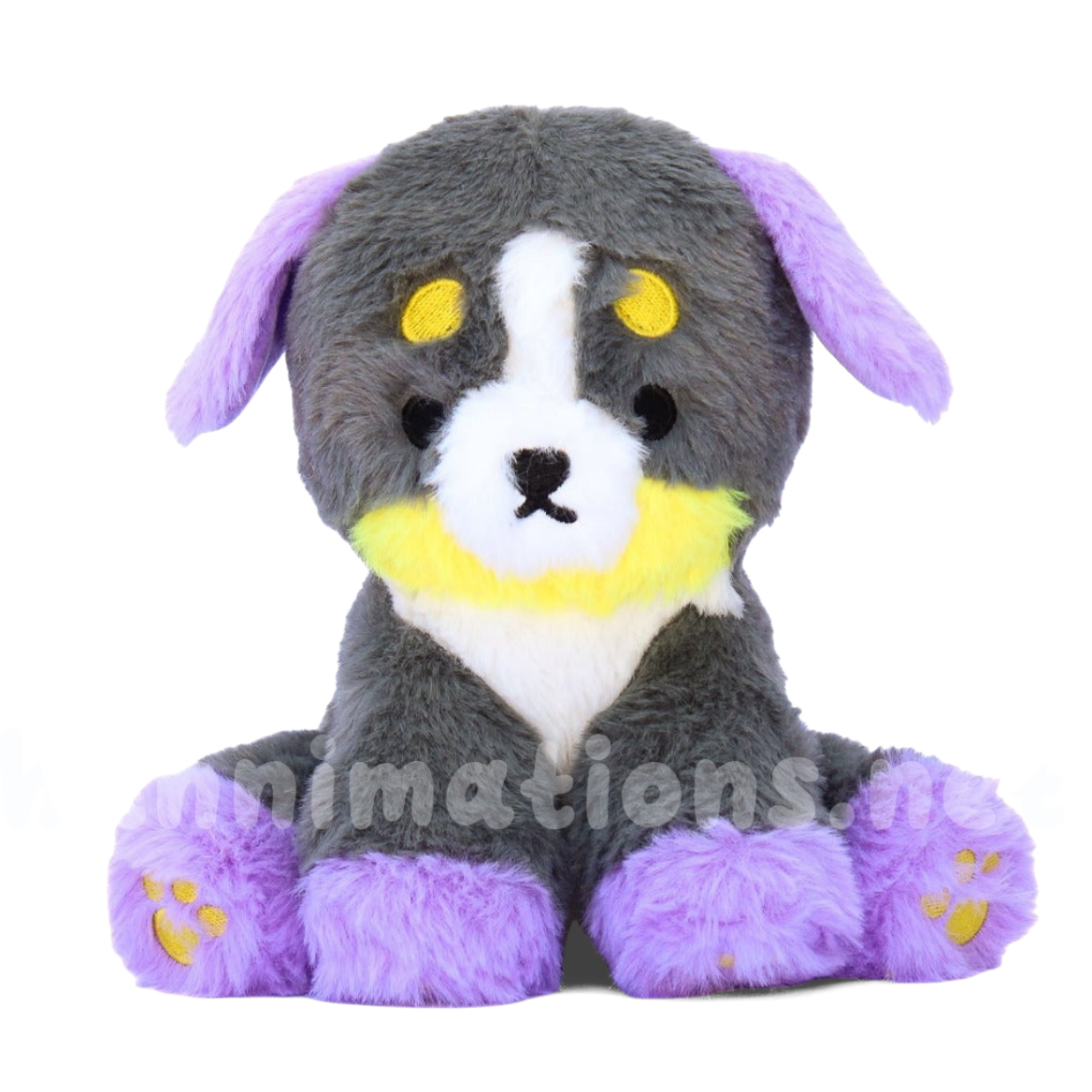 nebula the colorful puppy plushie