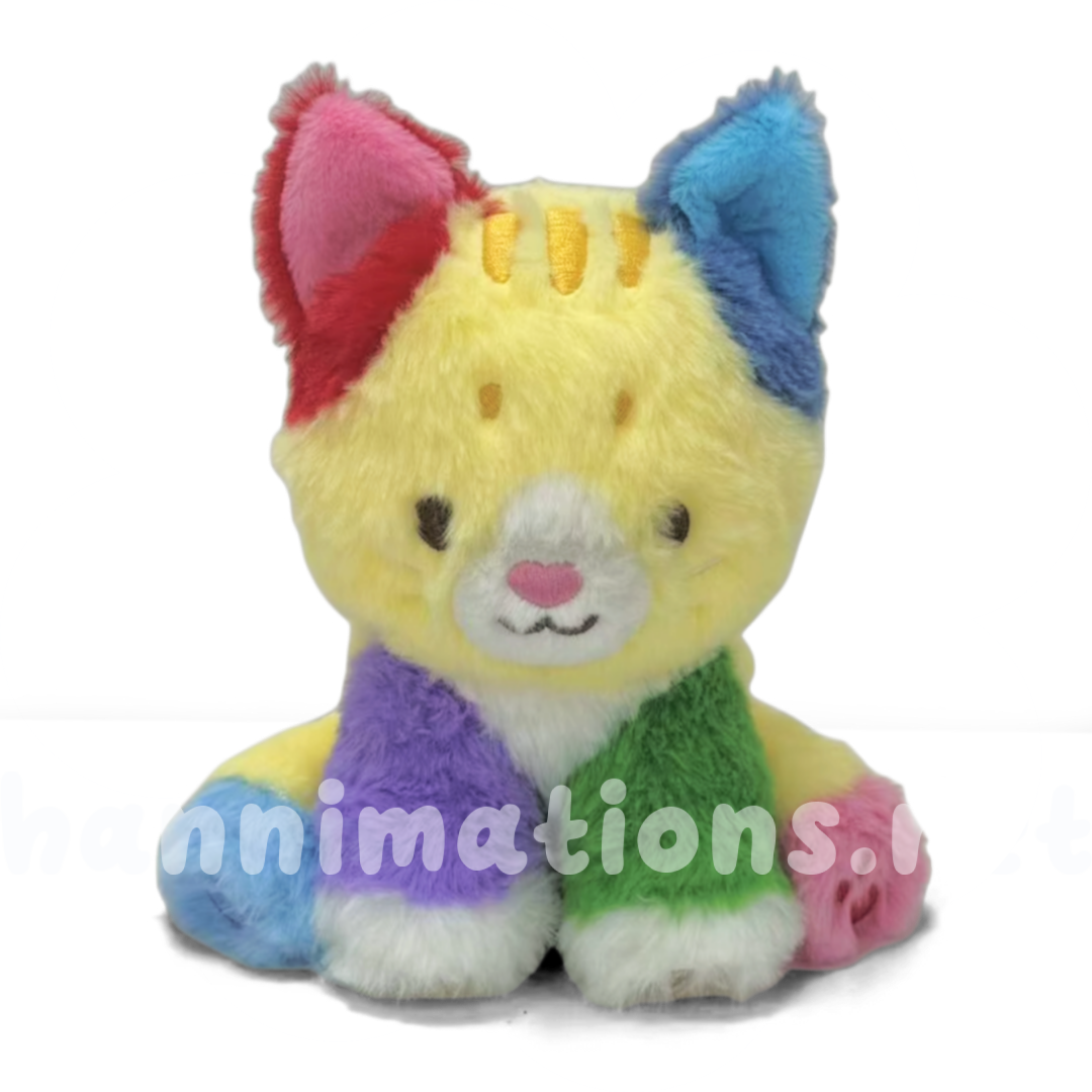 pickles the colorful kitty plushie
