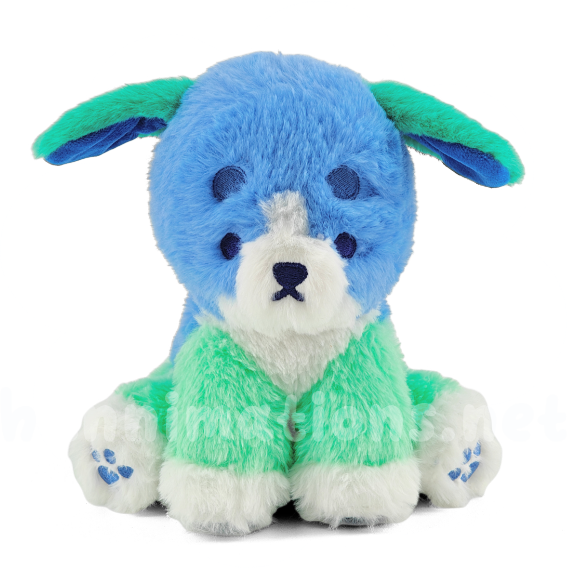 pretzel the colorful puppy plushie