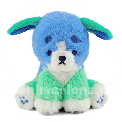 pretzel the colorful puppy plushie