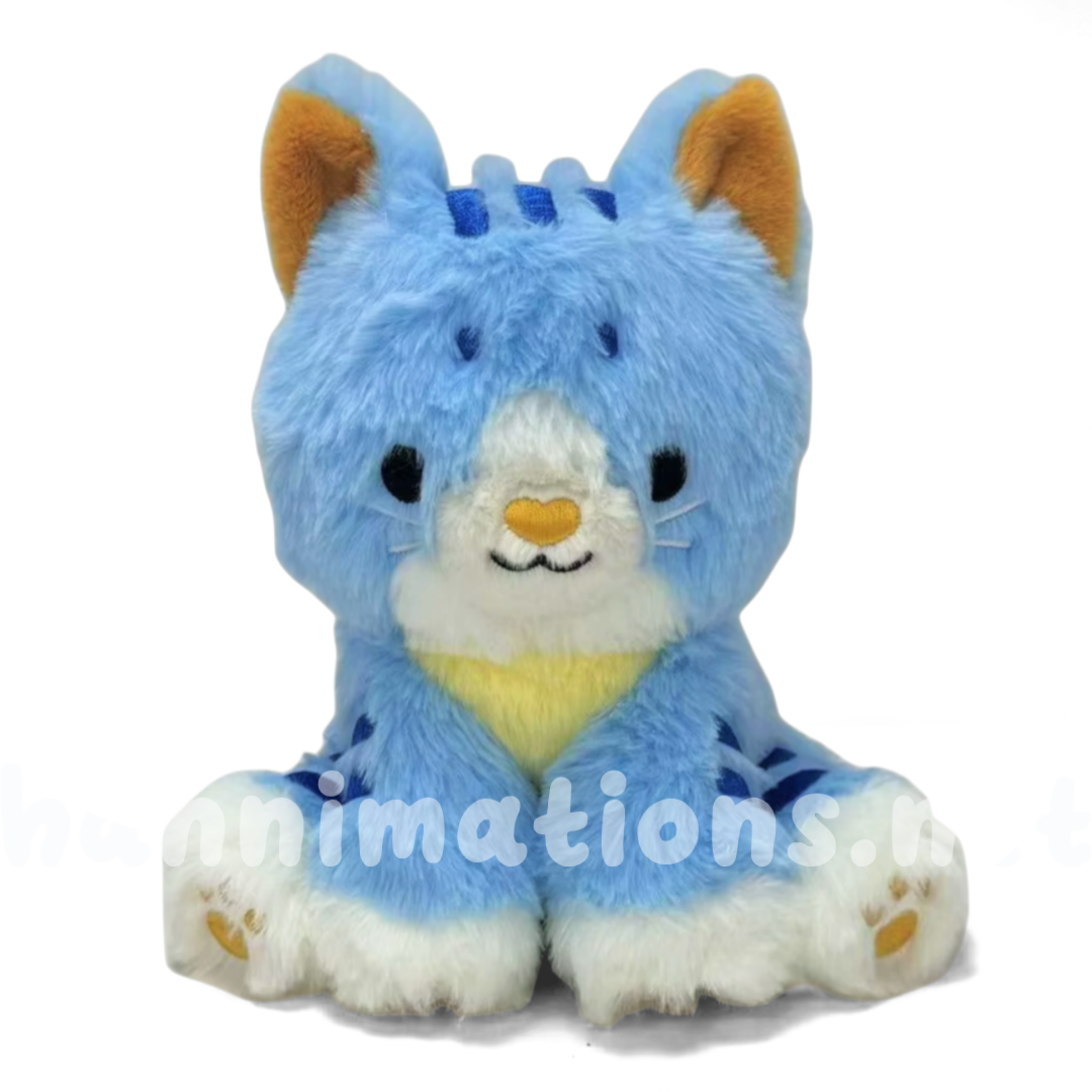 queso the colorful kitty plushie