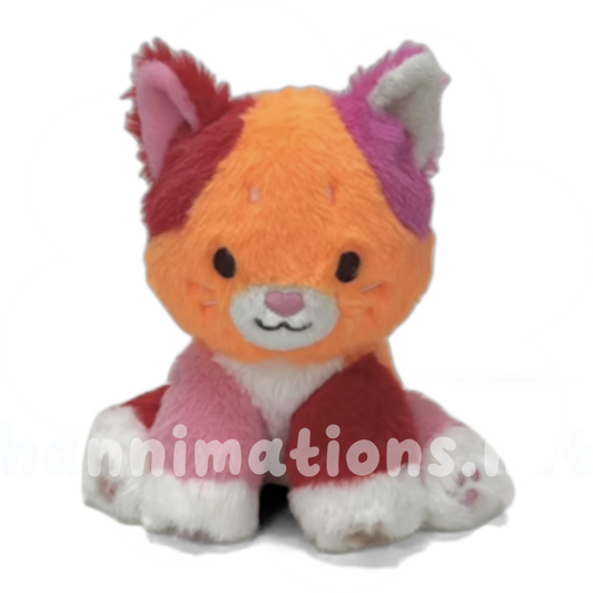 ruby the colorful kitty plushie