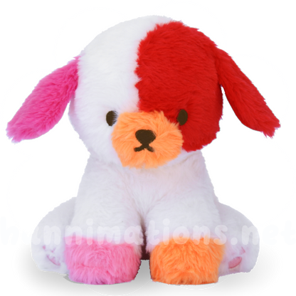 scarlet the colorful puppy plushie