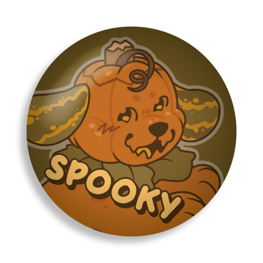 pupkin spooky button pin