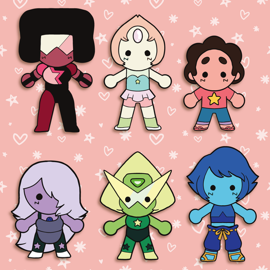 crystal gems weebean pins