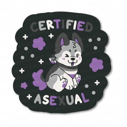 certified pride 3" vinyl stickers