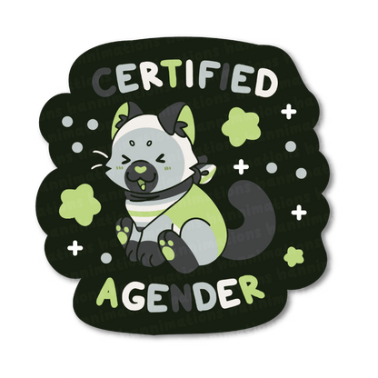 certified pride 3" vinyl stickers