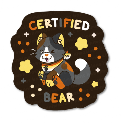 certified pride 3" vinyl stickers