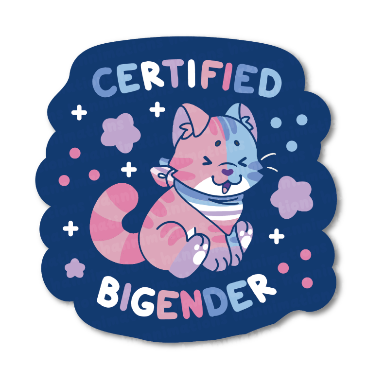 certified pride 3" vinyl stickers