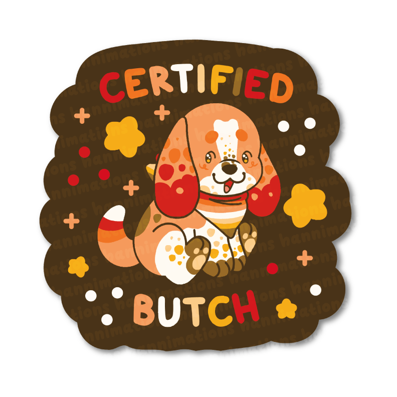 certified pride 3" vinyl stickers