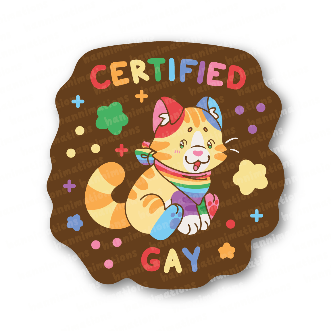 certified pride 3" vinyl stickers