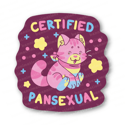 certified pride 3" vinyl stickers
