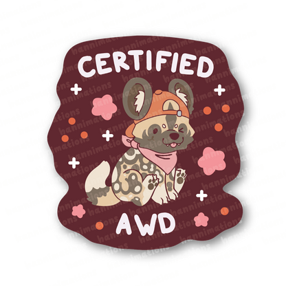 certified critters series 2 vinyl stickers
