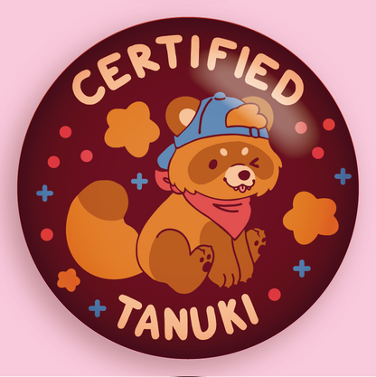 certified critter 3" pin badges!