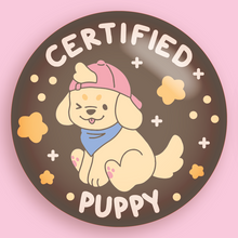 Load image into Gallery viewer, certified critter 3&quot; pin badges!
