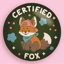 Load image into Gallery viewer, certified critter 3&quot; pin badges!
