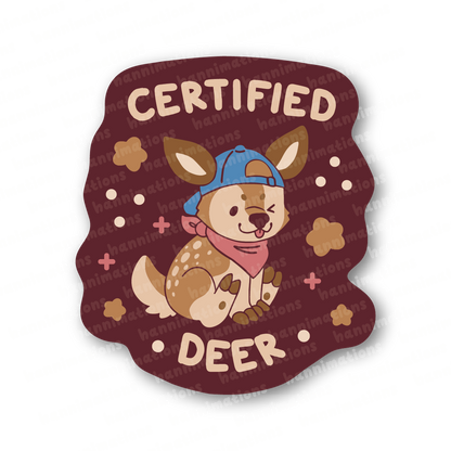 certified critter stickers