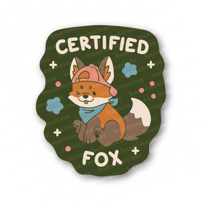 certified critter stickers