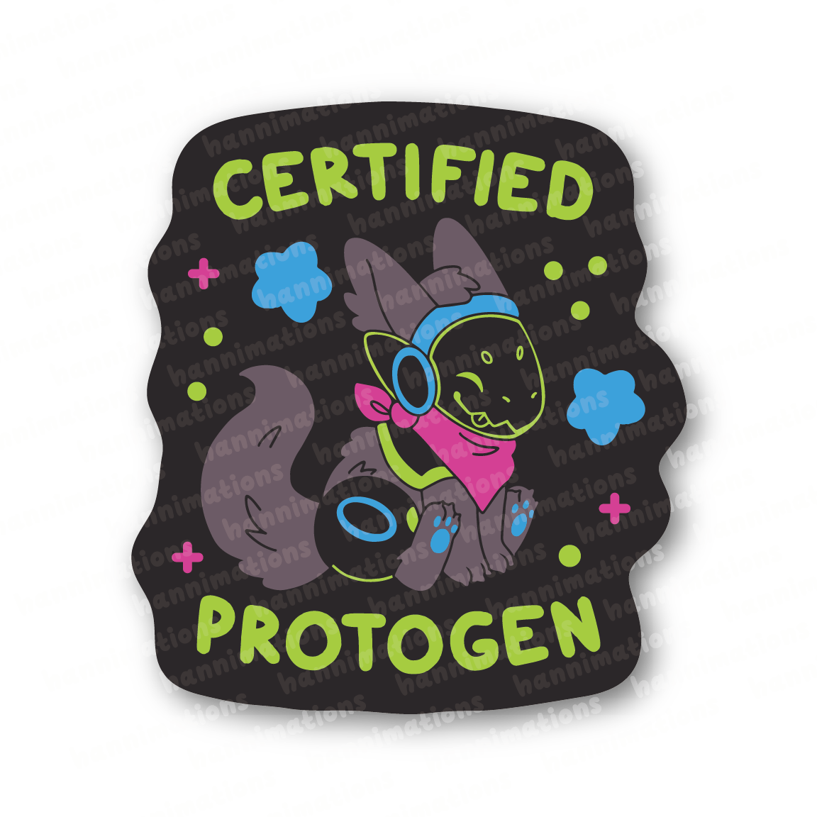 certified critter stickers